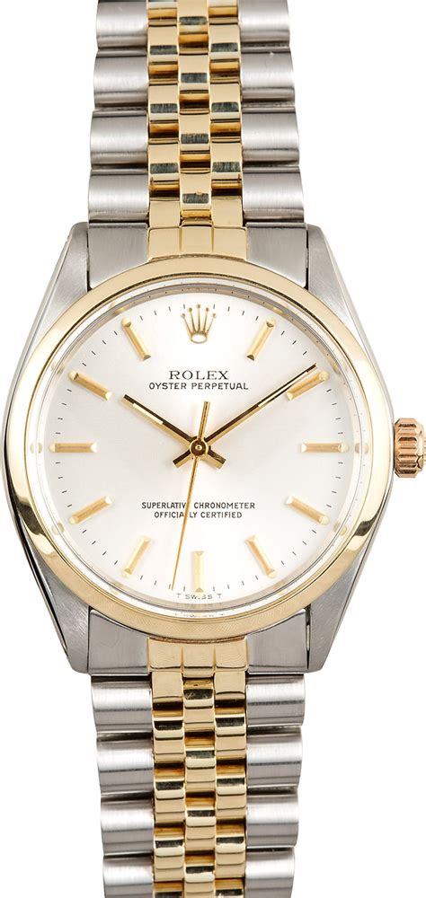 rolex classic two tone oyster